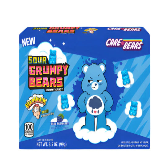 Warheads Sour Grumpy Bears Theater Box