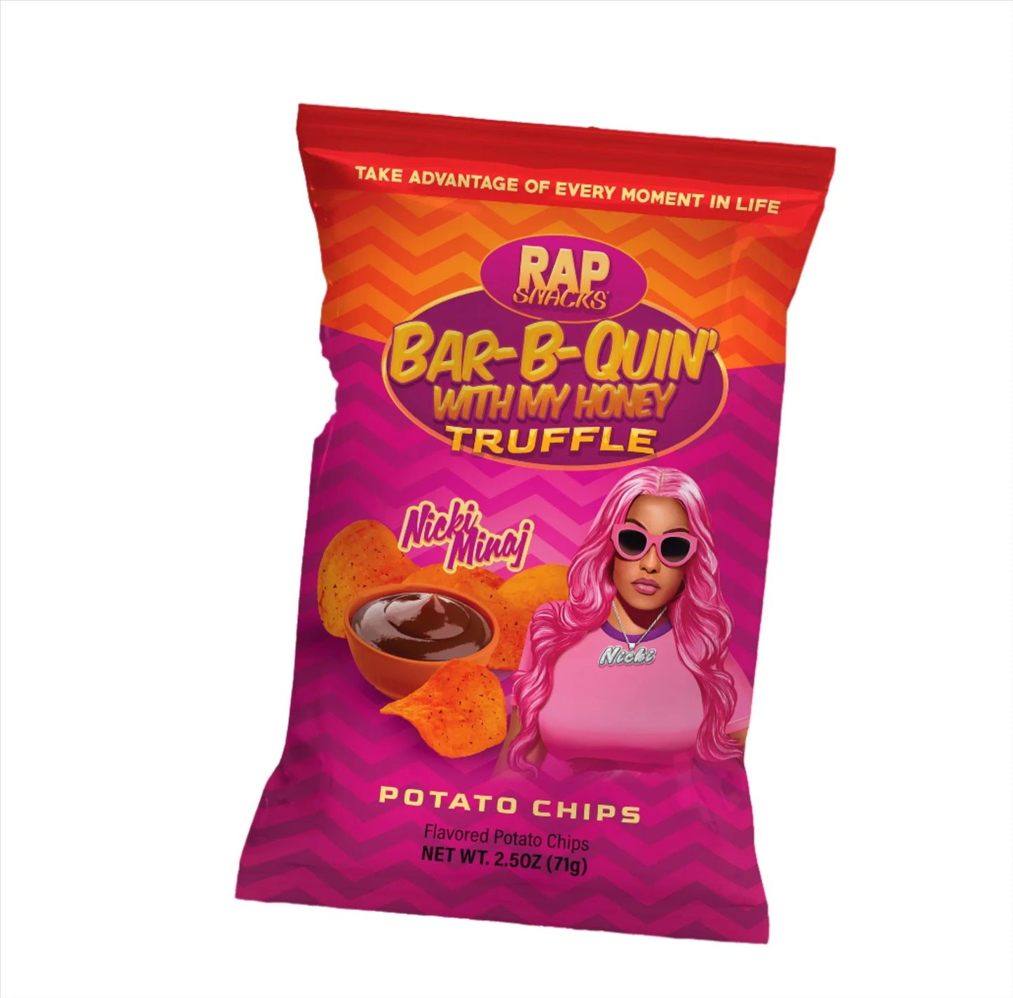 Rap Snacks Nicki Minaj Bar-B-Quin' with Honey truffle Chips 71g