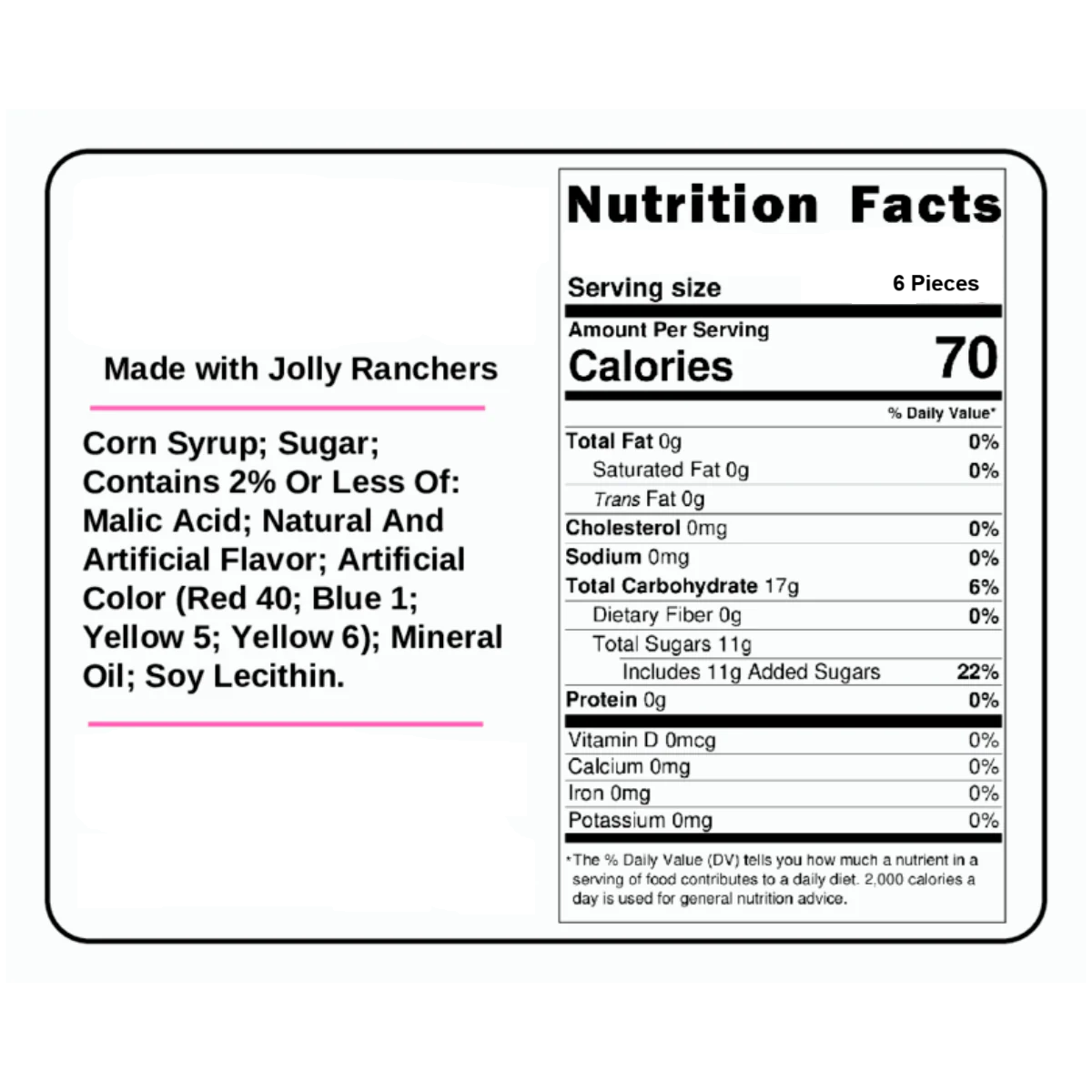 Freeze dried Jolly Ranchers